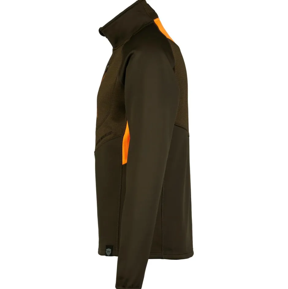 Northern Hunting Trekkingbekleidung|Pullover & Hoodies-- Falki - Fleecepullover Dark Green