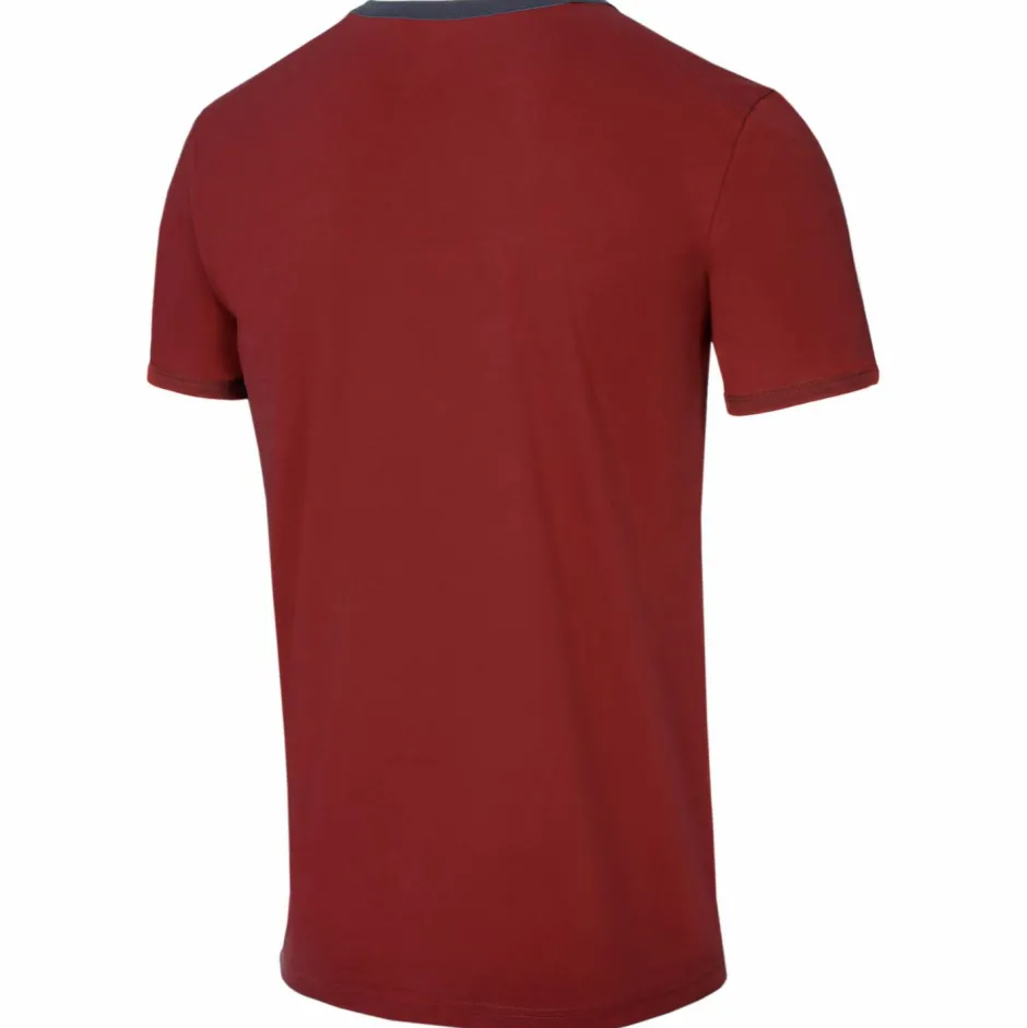 Ocun Kletterbekleidung|T-Shirts-- Classic T Organic Airwolf - T-Shirt Wine Syrah