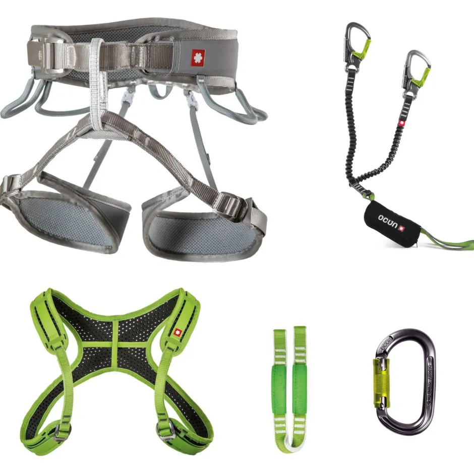 Ocun Klettersets|Klettersteigsets-- Via Ferrata Twist+Chest Set - Kletterset