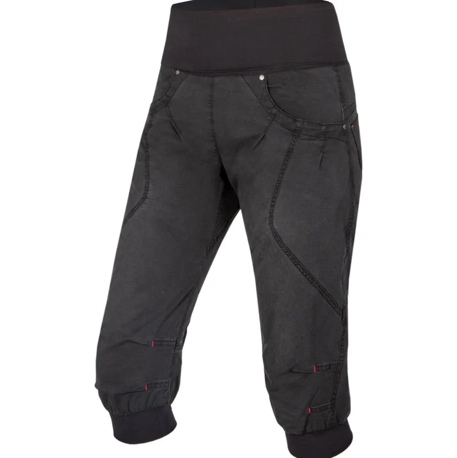Ocun Kletterbekleidung|Hosen-- Women's Noya Jeans Organic Shorts - Kletterhose Black