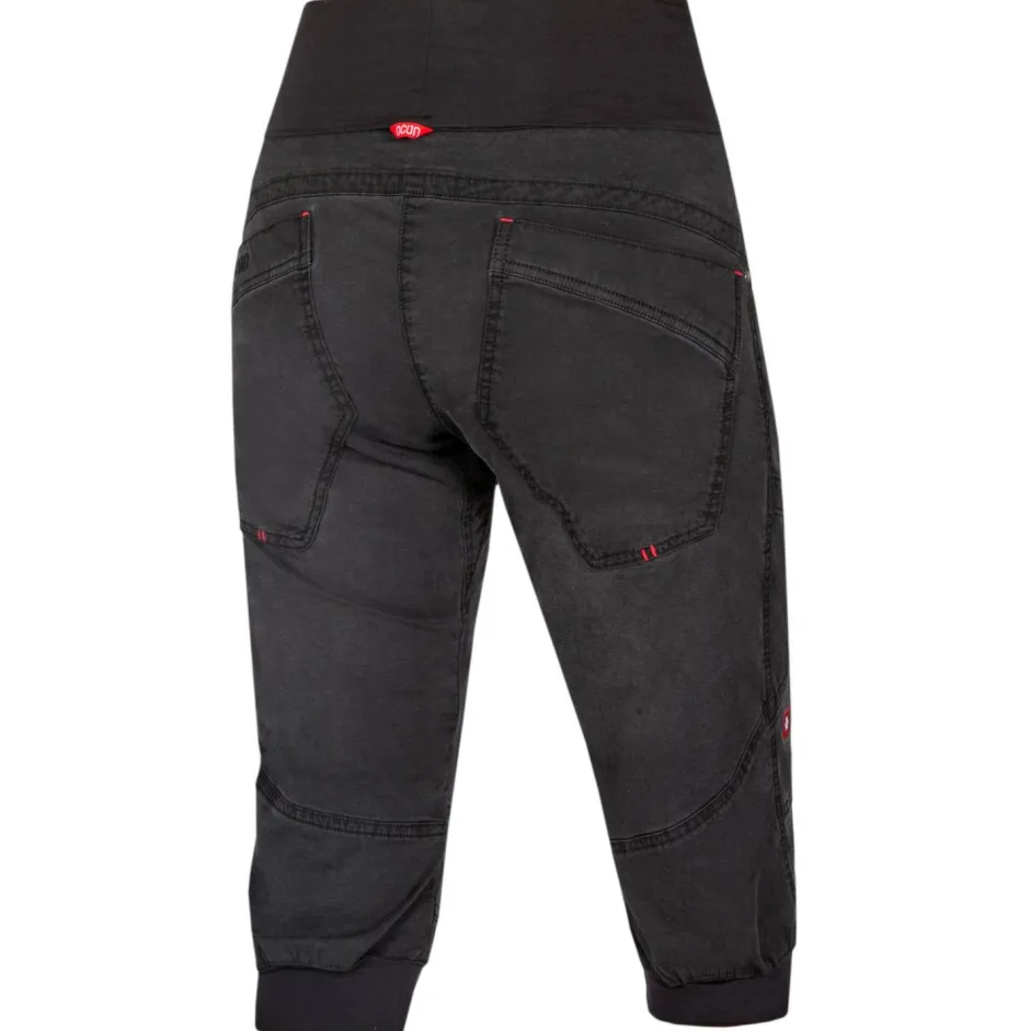 Ocun Kletterbekleidung|Hosen-- Women's Noya Jeans Organic Shorts - Kletterhose Black