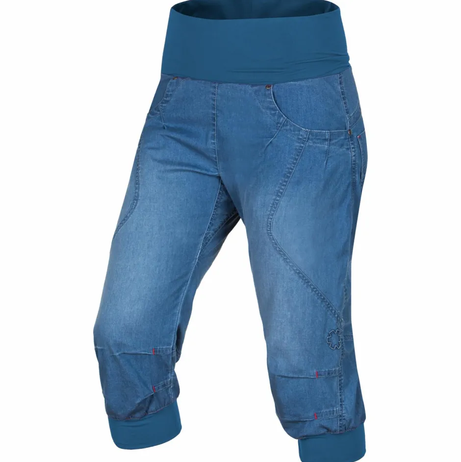 Ocun Kletterbekleidung|Hosen-- Women's Noya Shorts Jeans - Shorts Middle Blue