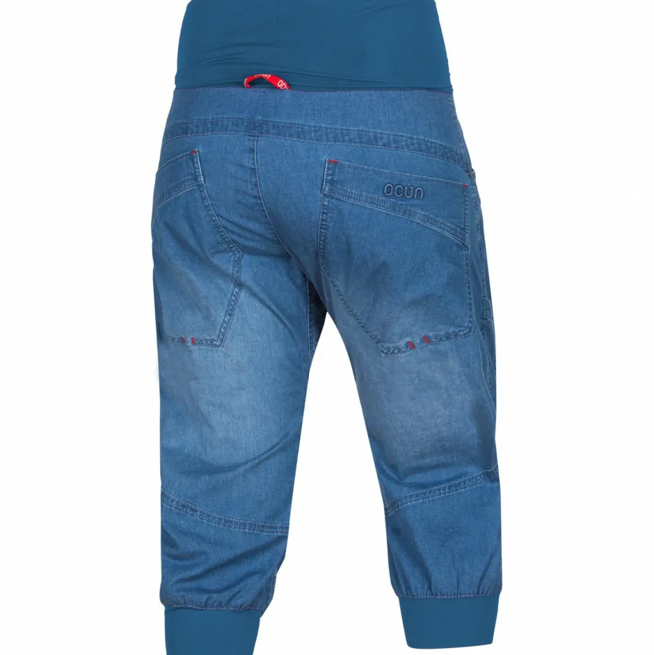 Ocun Kletterbekleidung|Hosen-- Women's Noya Shorts Jeans - Shorts Middle Blue