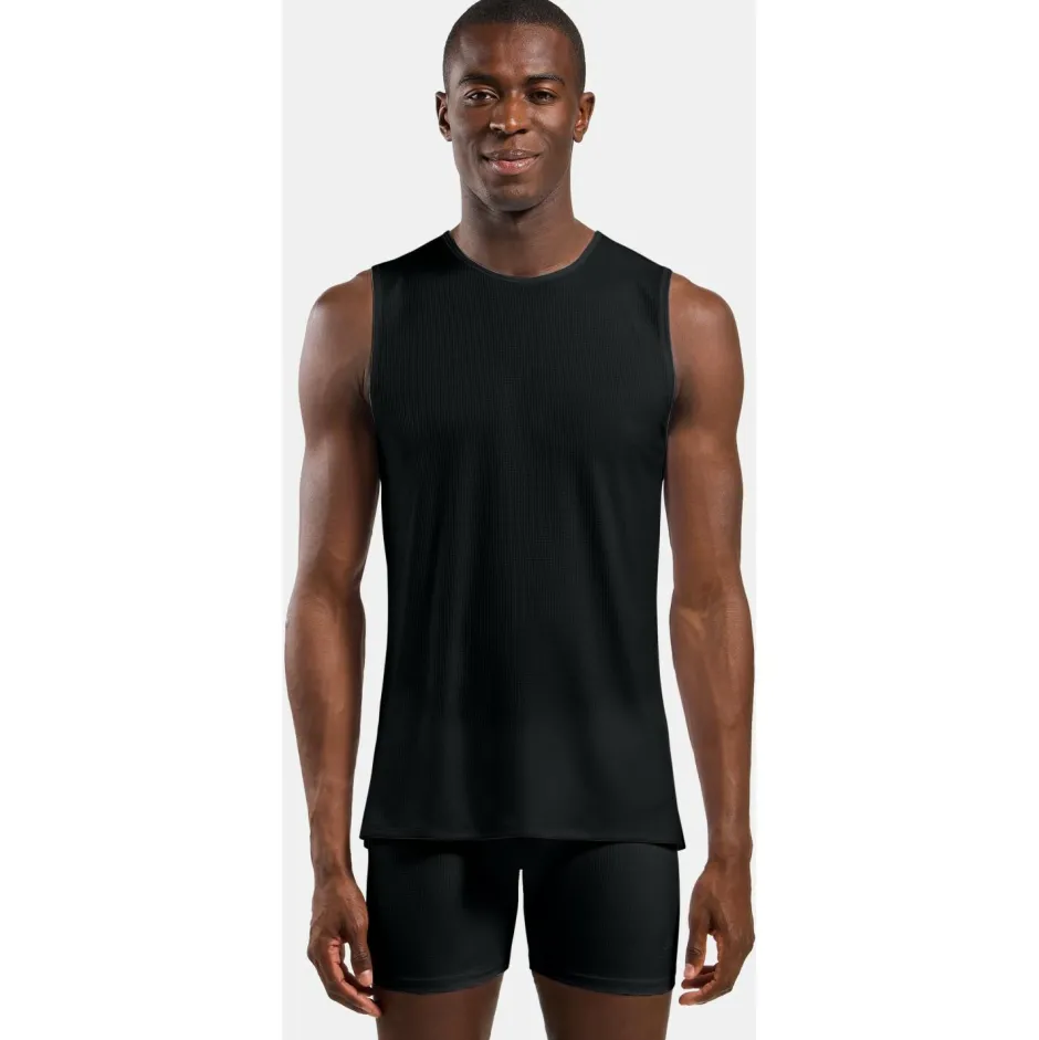 Odlo Fitnessbekleidung|Unterwäsche-- Active Light Base Layer Top Crew Neck Singlet - Kunstfaserunterwäsche Black