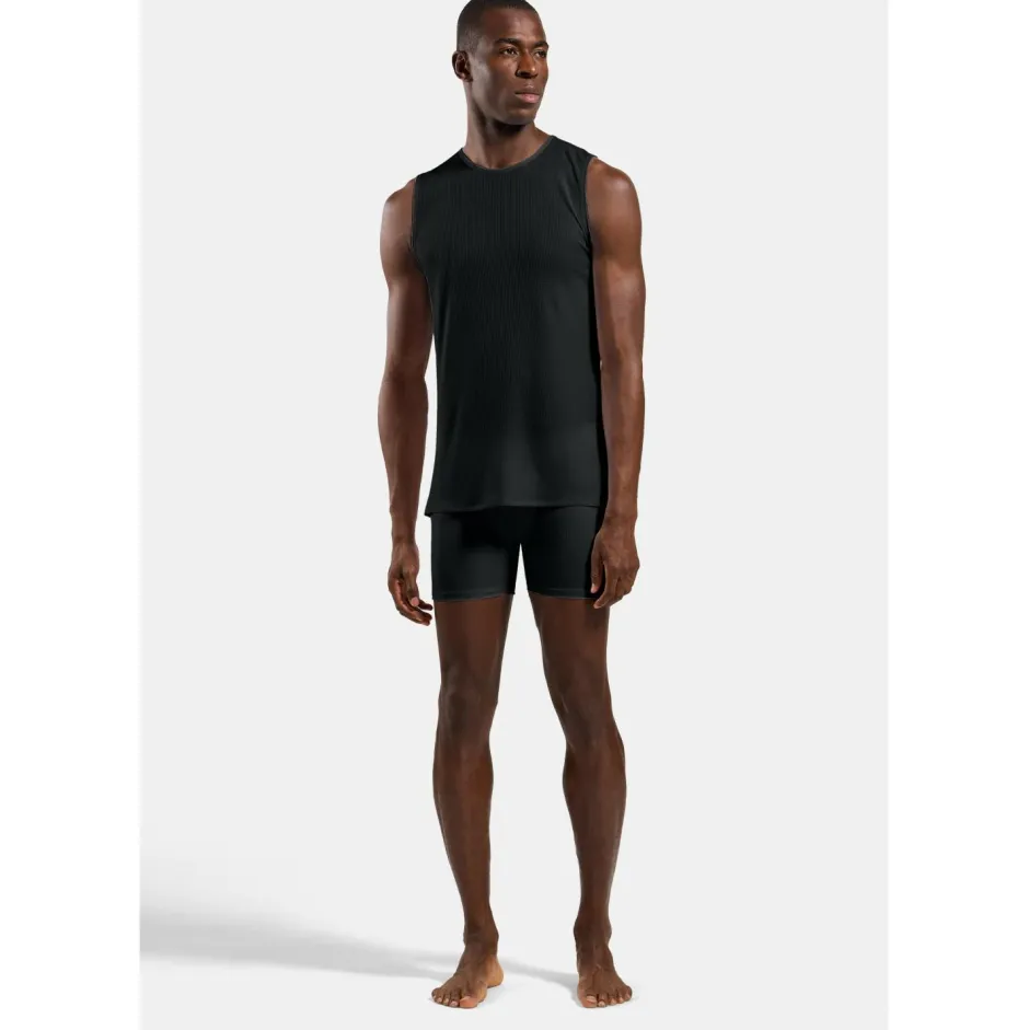 Odlo Fitnessbekleidung|Unterwäsche-- Active Light Base Layer Top Crew Neck Singlet - Kunstfaserunterwäsche Black