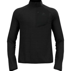 Odlo - Ascent Mid Layer 1/2 Zip - Fleecejacke Black Discount