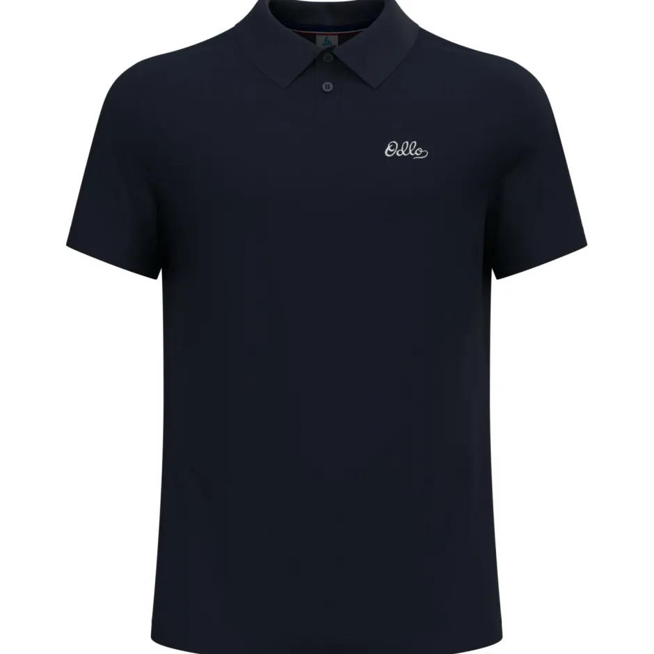 Odlo Wanderbekleidung|Shirts, Hemden & Longsleeves-- Essential Solid Polo Shirt S/S - Polo-Shirt Dark Sapphire