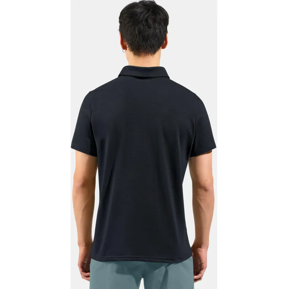 Odlo Wanderbekleidung|Shirts, Hemden & Longsleeves-- Essential Solid Polo Shirt S/S - Polo-Shirt Dark Sapphire