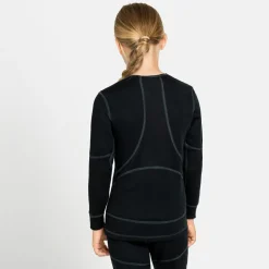 Odlo - Kid's Base Layer Top Crew Neck L/S Active X-Warm - Kunstfaserunterwäsche Black Clearance