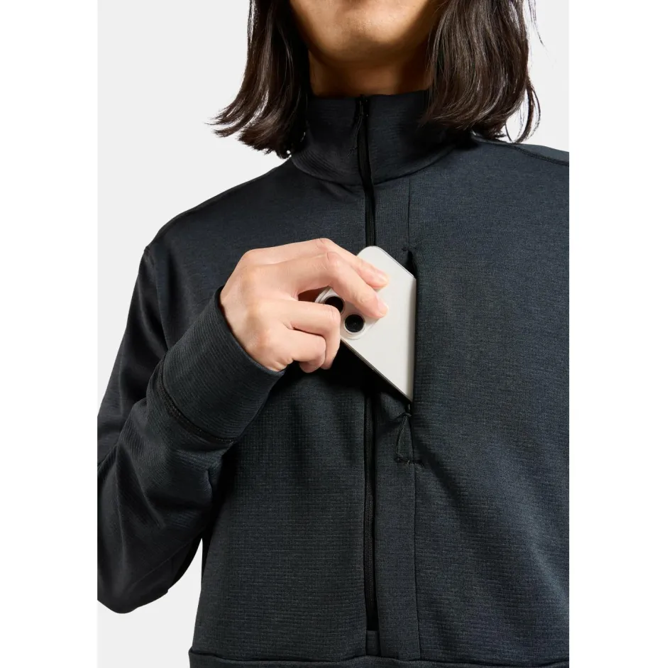 Odlo Jacken-- Mid Layer 1/2 Zip Grid Fleece - Fleecejacke