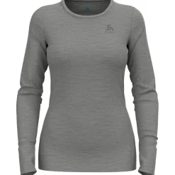 Odlo Skibekleidung|Merinounterwäsche-- Women's Baselayer Top Crew Neck L/S Merino 200 - Merinounterwäsche