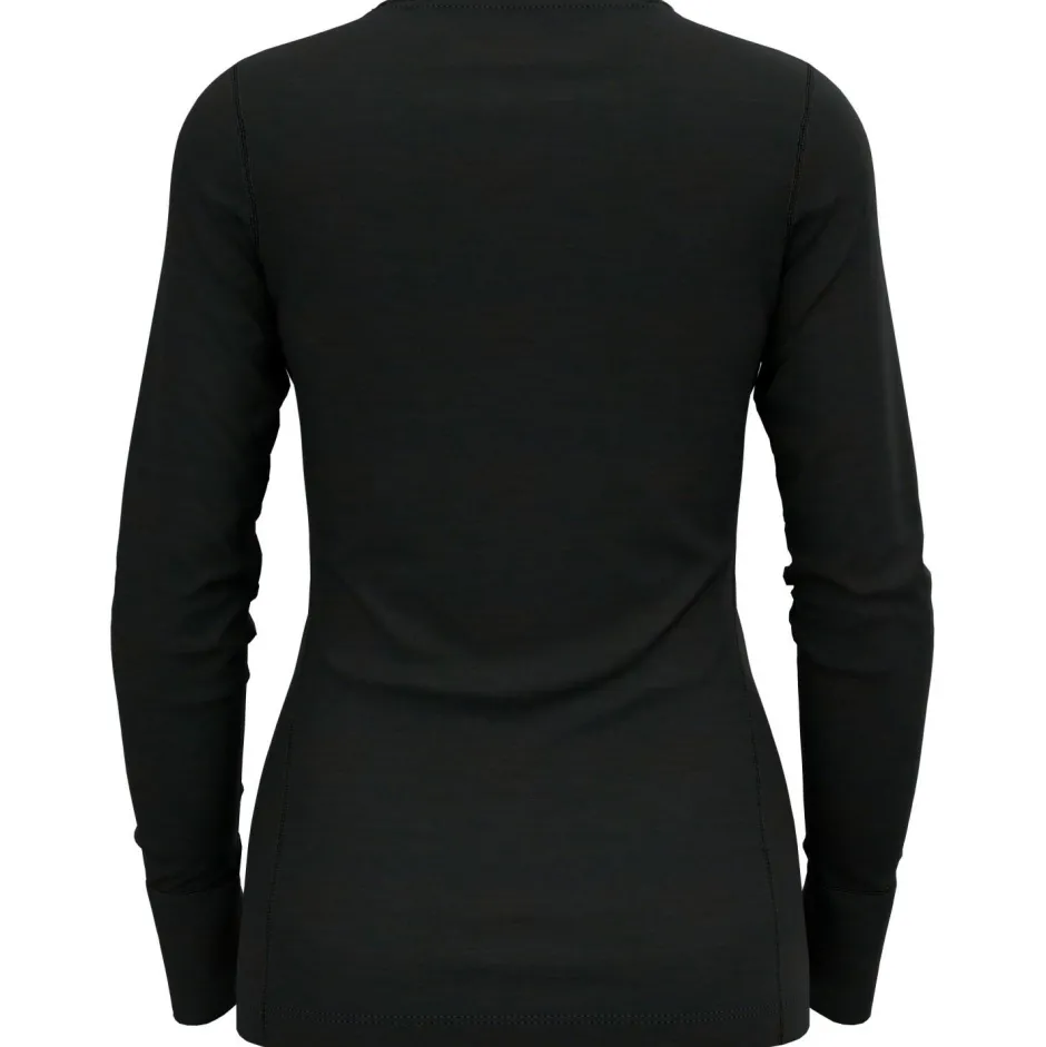 Odlo Skibekleidung|Merinounterwäsche-- Women's Baselayer Top Crew Neck L/S Merino 200 - Merinounterwäsche