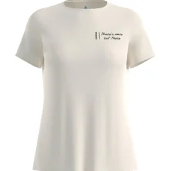 - Woen' Eentia Print T-hirt Crew Neck / - aufhirt < Odlo Hot