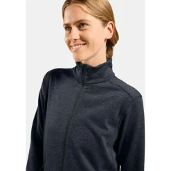 - Woen' id ayer Fu Zip Grid Feece - Feecejacke < Odlo Clearance