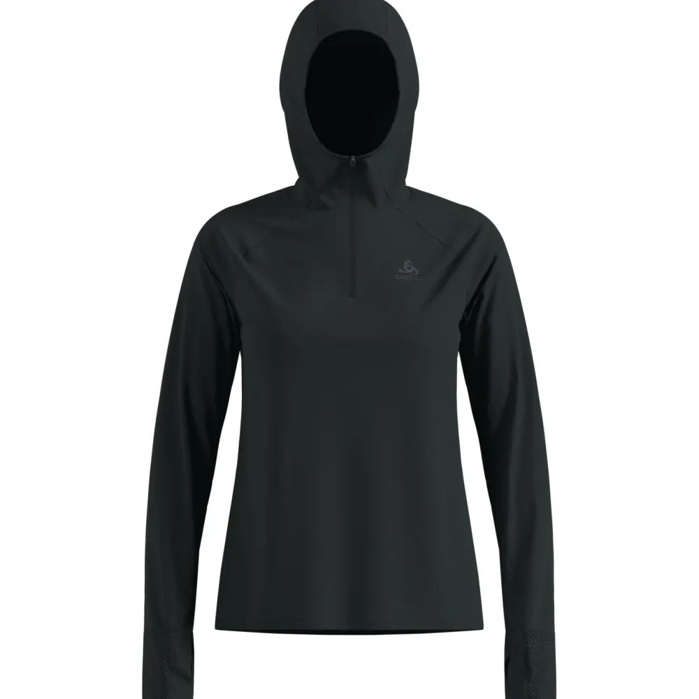 Odlo - Women's Mid Layer Hoody X-Alp - Laufshirt Black New