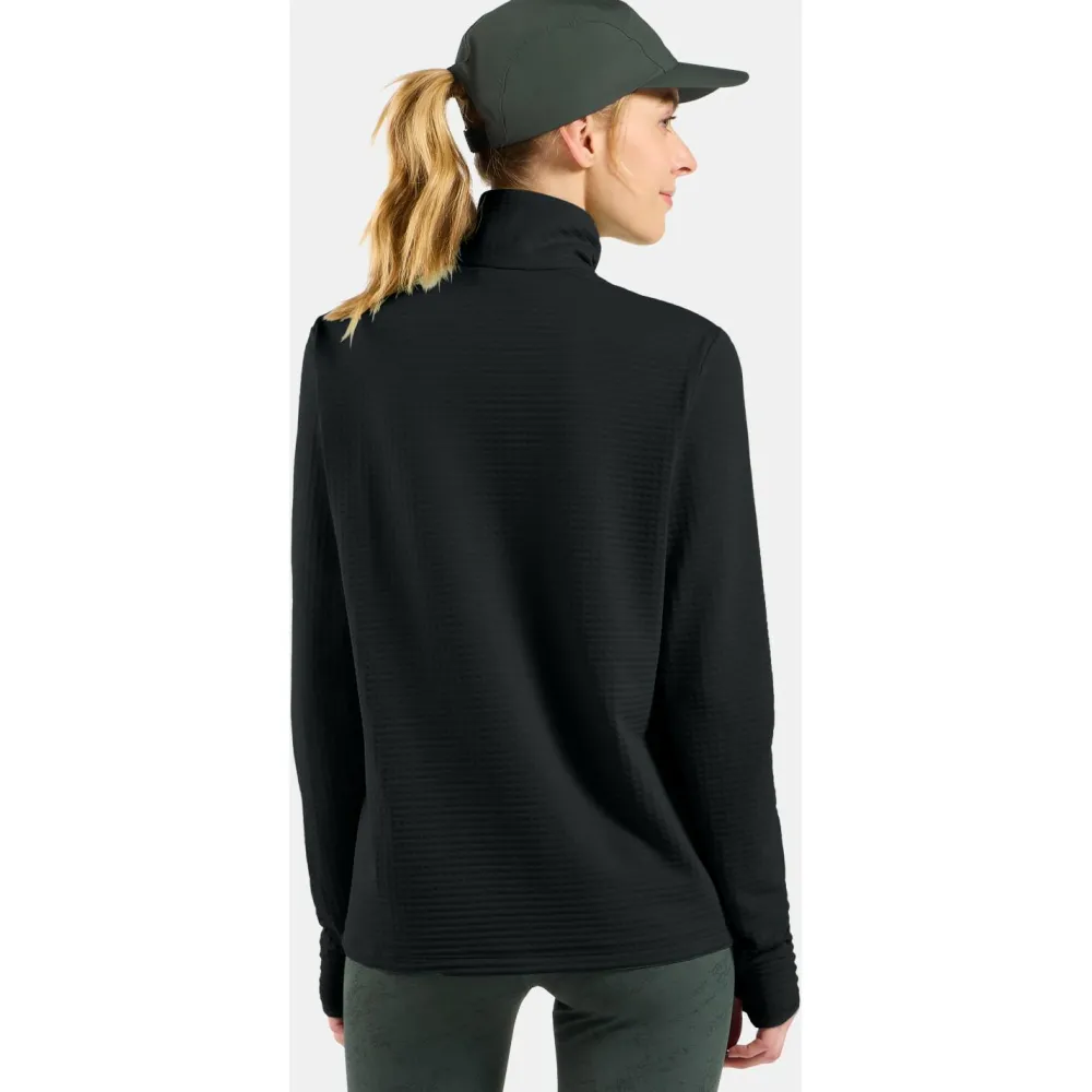 - Woen' id ayer 1/2 Zip Eentia Thera - aufhirt < Odlo Hot