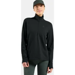 - Woen' id ayer 1/2 Zip Eentia Thera - aufhirt < Odlo Hot