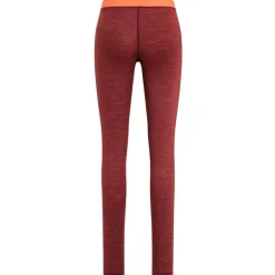Odlo - Women's Natural Performance Wool 130 Base Layer Tights - Merinounterwäsche Spiced Apple Melange / Live Wire Hot