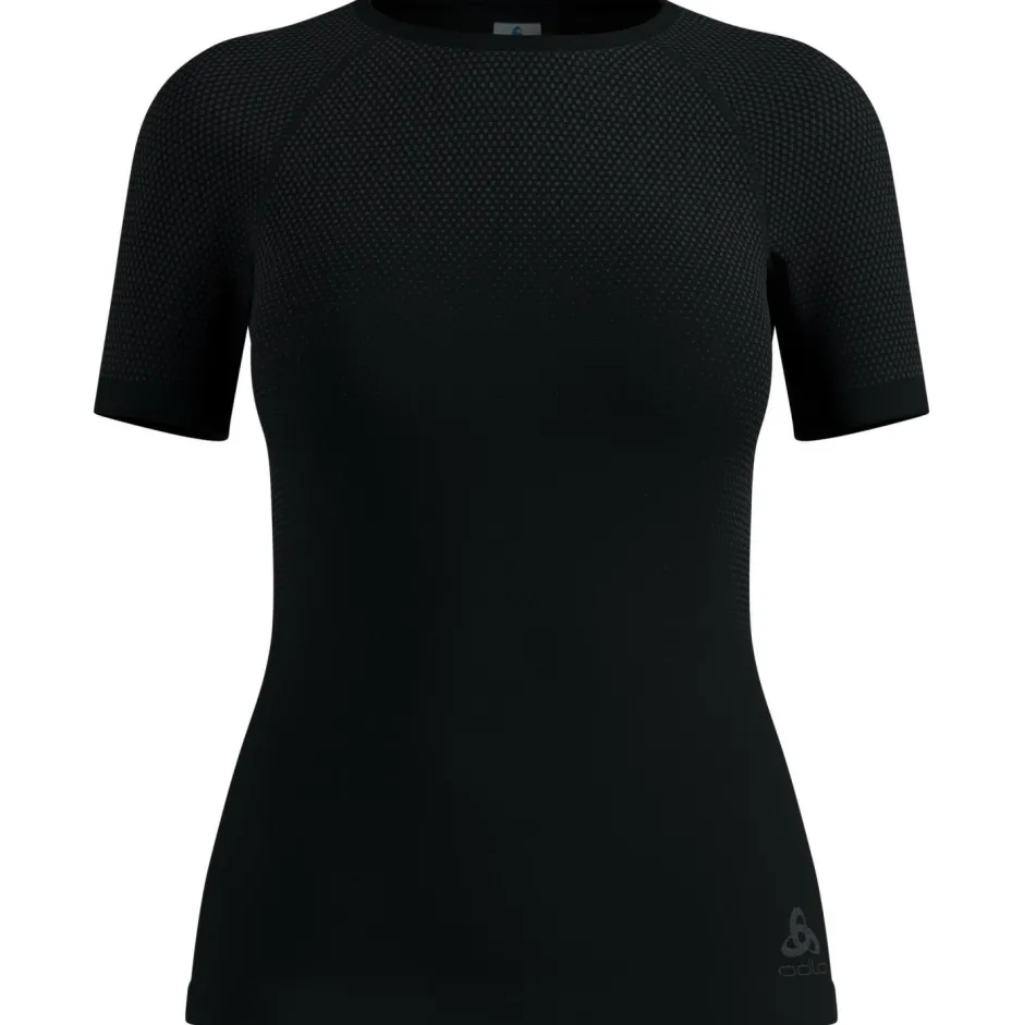 Odlo Unterwäsche|Wanderbekleidung-- Women's Performance Light Top Crew Neck S/S - Kunstfaserunterwäsche Black