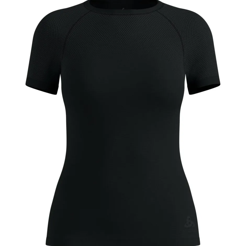 Odlo Trekkingbekleidung|Unterwäsche-- Women's Performance X-Light Top Crew Neck S/S - Kunstfaserunterwäsche Black