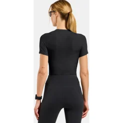 Odlo Trekkingbekleidung|Unterwäsche-- Women's Performance X-Light Top Crew Neck S/S - Kunstfaserunterwäsche Black