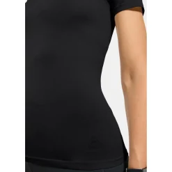 Odlo Trekkingbekleidung|Unterwäsche-- Women's Performance X-Light Top Crew Neck S/S - Kunstfaserunterwäsche Black