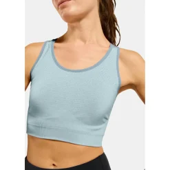 - Woen' eae ediu Padded port Bra - port-BH < Odlo Best