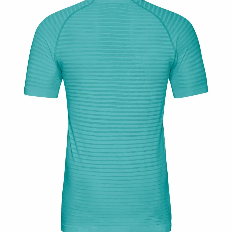Odlo Laufbekleidung|Shirts, Hemden & Longsleeves-- Women's T-Shirt S/S Crew Neck Essential Seamless - Funktionsshirt Stone Grey Melange