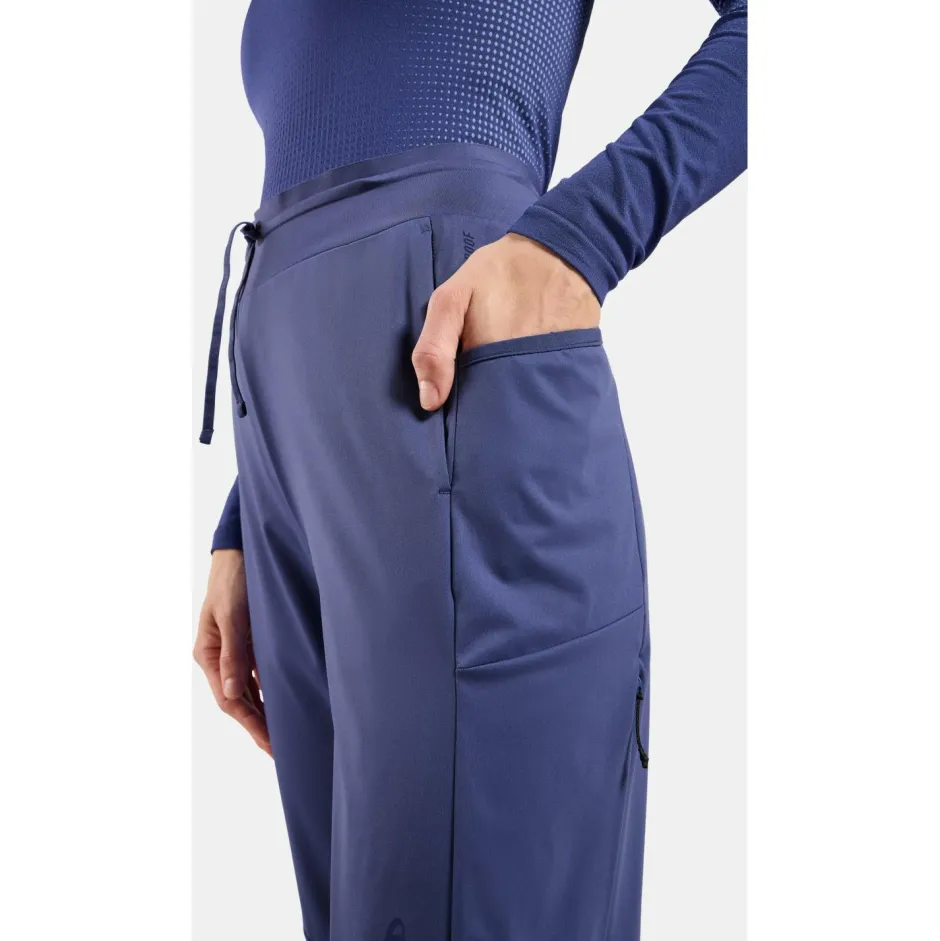 Odlo Hosen-- Women's Zeroweight Pro Windproof Warm Pants - Langlaufhose Skipper Blue