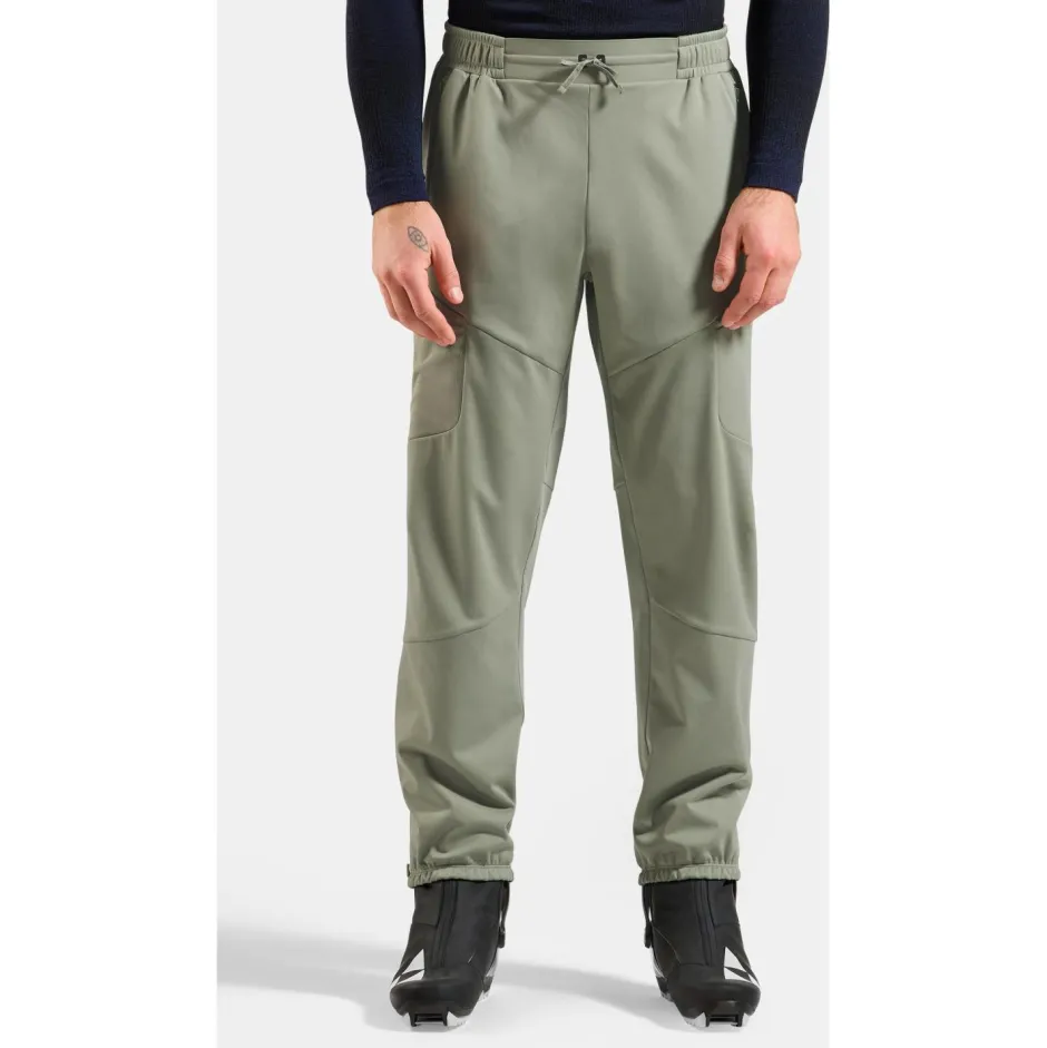 Odlo Hosen-- Zeroweight Windproof X Warm Pants - Langlaufhose Shadow