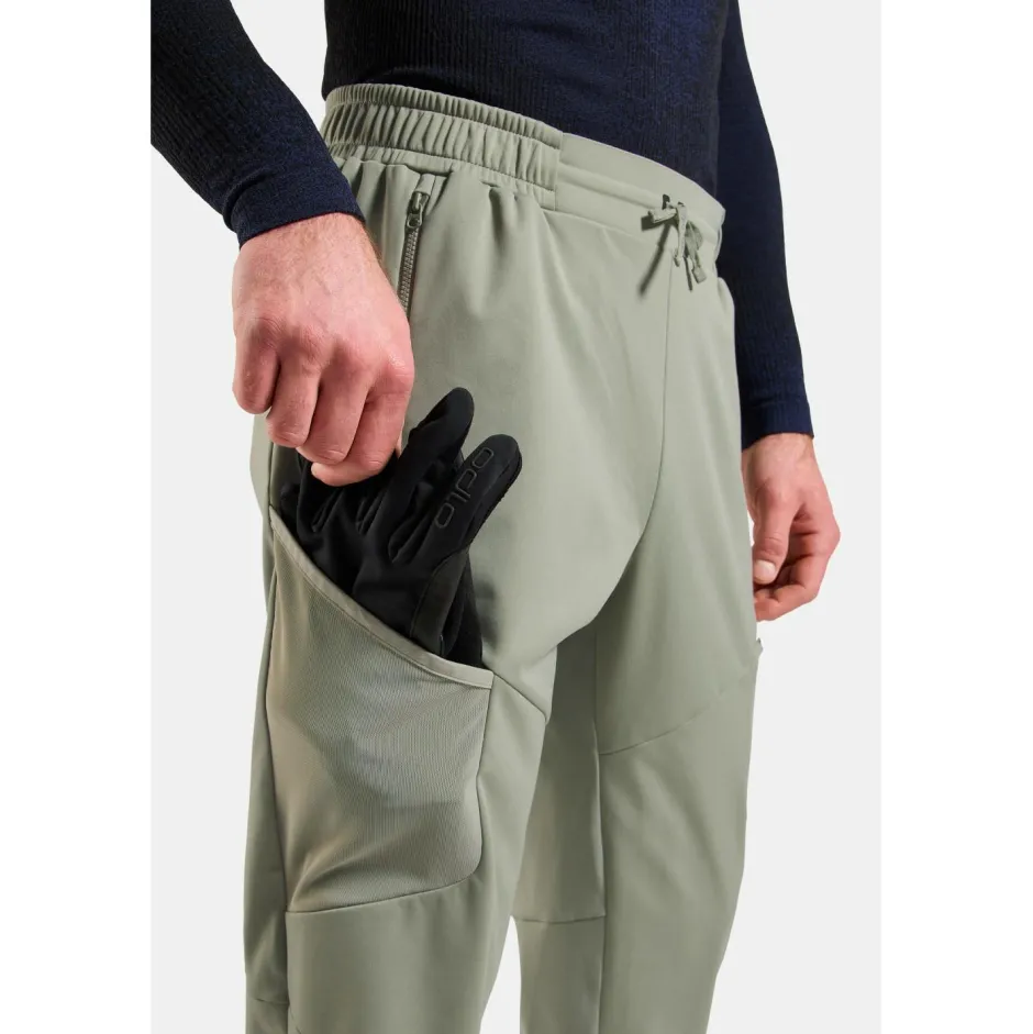Odlo Hosen-- Zeroweight Windproof X Warm Pants - Langlaufhose Shadow