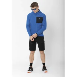 2117 of Sweden Skibekleidung|Wanderbekleidung-- Skord Pile Hoodie - Fleecejacke Black