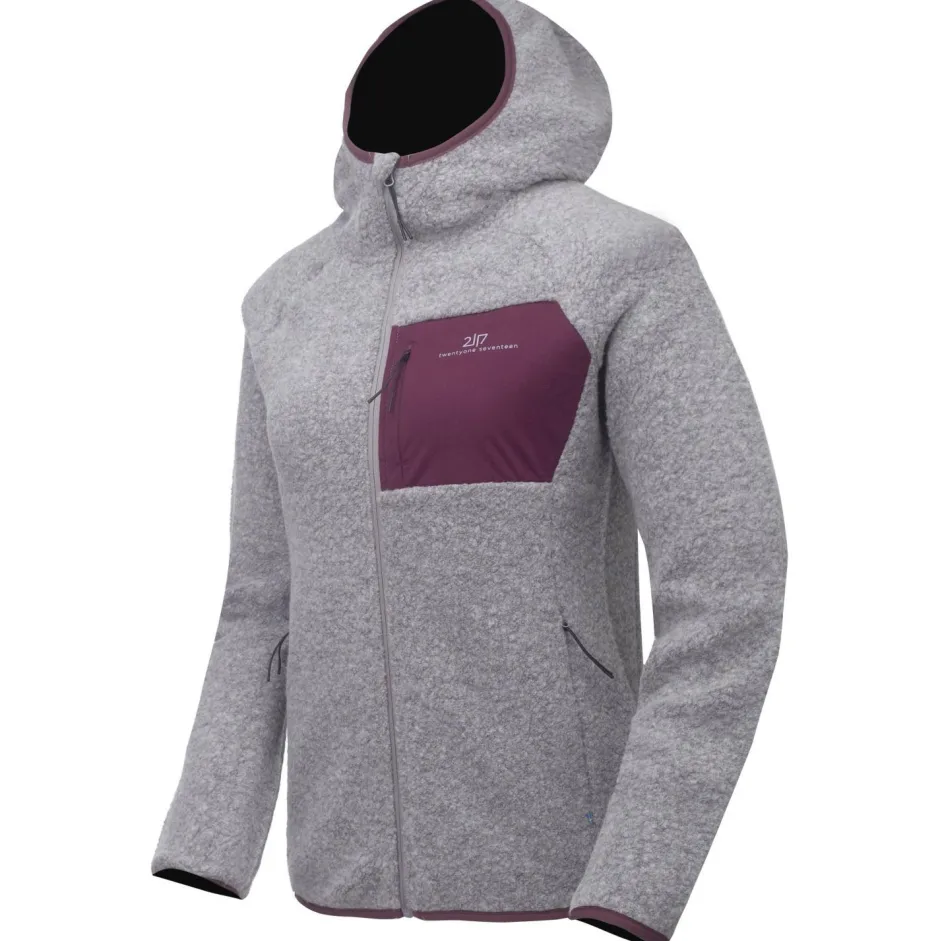 2117 of Sweden Skibekleidung|Wanderbekleidung-- Women's Skord Pile Hoodie - Wolljacke