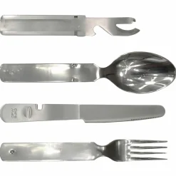 Origin Outdoors Outdoor-Küche|Töpfe & Geschirr-- Bundeswehrbesteck Light - Besteck-Set Metallic