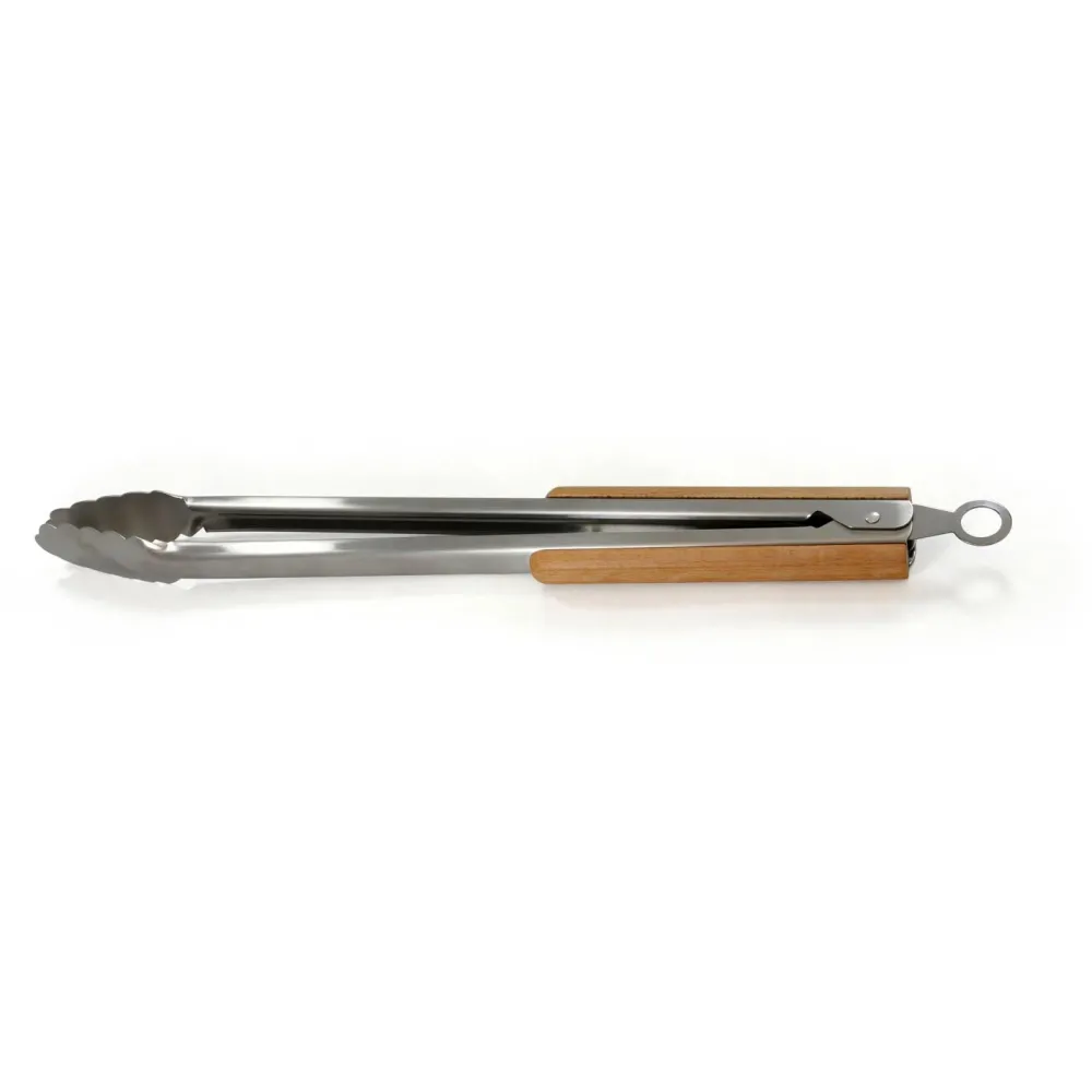 Origin Outdoors - Grill- und Kohlenzange Stainless Steel / Wood Outlet