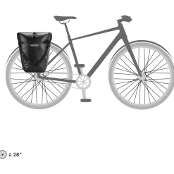 Ortlieb Taschen|Taschen-- Back-Roller Free Single - Gepäckträgertasche Black