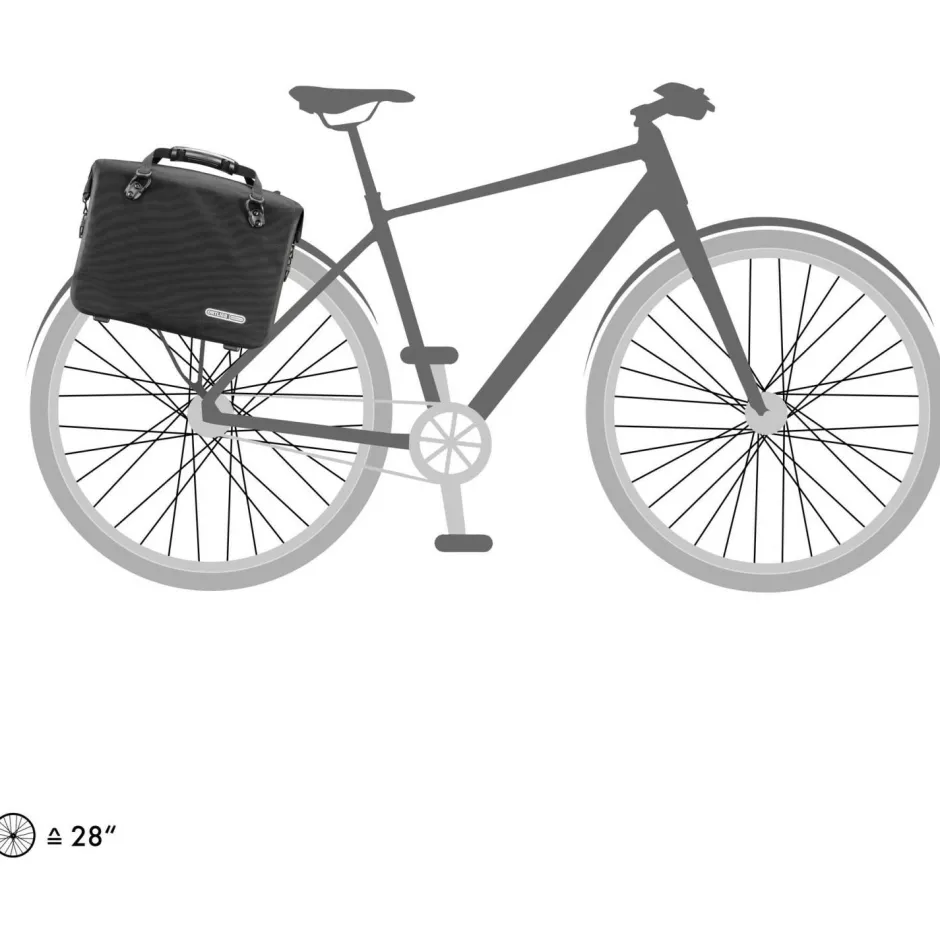 Ortlieb Taschen|Taschen-- Office-Bag QL3.1 - Gepäckträgertasche Black