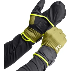 Ortovox - Fleece Grid Cover Glove - Handschuhe Black Raven
