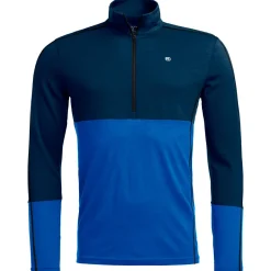 Ortovox Hochtourenbekleidung|Merinounterwäsche-- 185 Rock'N'Wool Zip Neck - Merinounterwäsche
