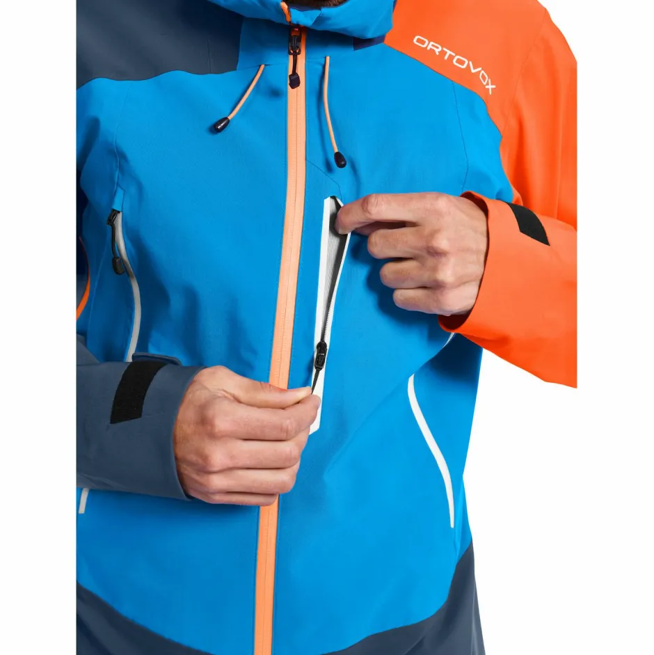 Ortovox Hochtourenbekleidung|Kletterbekleidung-- Westalpen 3L Jacket - Regenjacke