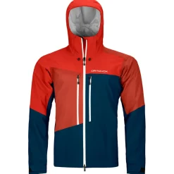 Ortovox Hochtourenbekleidung|Kletterbekleidung-- Westalpen 3L Jacket - Regenjacke
