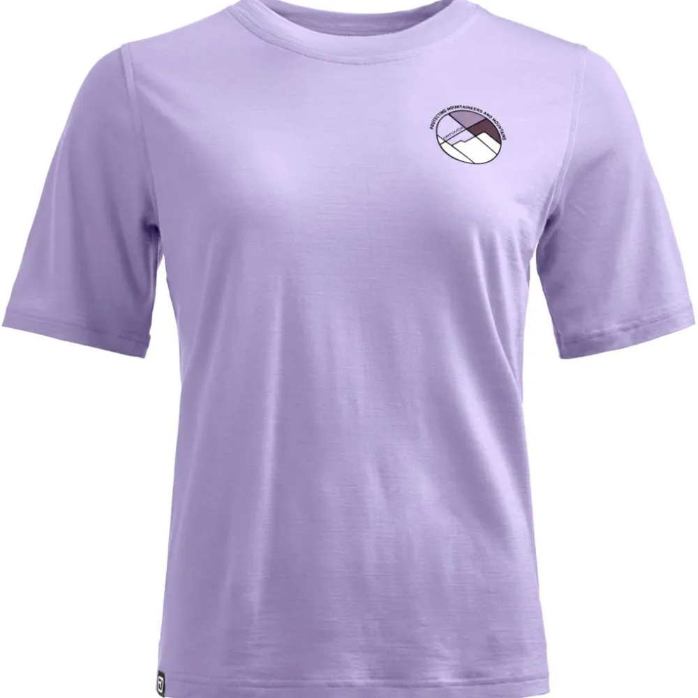 Ortovox - Women's 140 Cool Round Landscape T-Shirt - Merinoshirt Hot