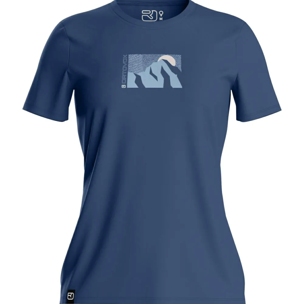 Ortovox - Women's 120 Cool Tec Mountain Sun T-Shirt - Merinoshirt Hot
