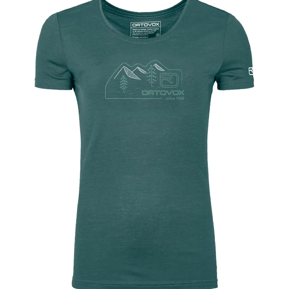Ortovox - Woen' 150 Coo Vintage Badge T-hirt - erinohirt
