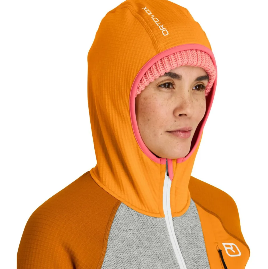 Ortovox Skibekleidung|Jacken-- Women's Fleece Grid Plus Classic Knit Hoody - Fleecejacke