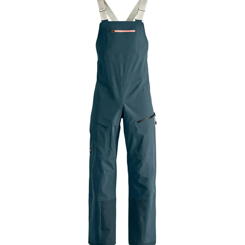 Ortovox Skibekleidung|Skihosen-- Women's Ravine Plus 3L Bib Pants - Skihose Dark Arctic Grey