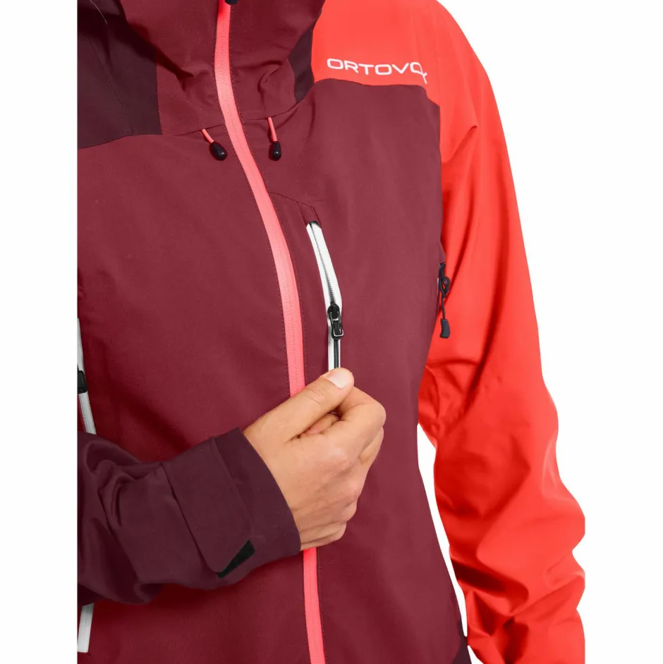 Ortovox Hochtourenbekleidung|Kletterbekleidung-- Women's Westalpen 3L Jacket - Regenjacke