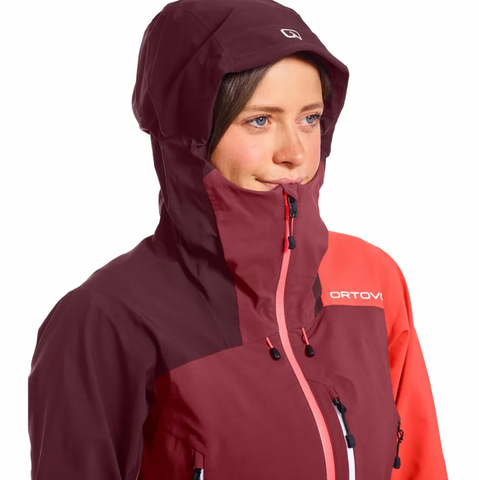 Ortovox Hochtourenbekleidung|Kletterbekleidung-- Women's Westalpen 3L Jacket - Regenjacke