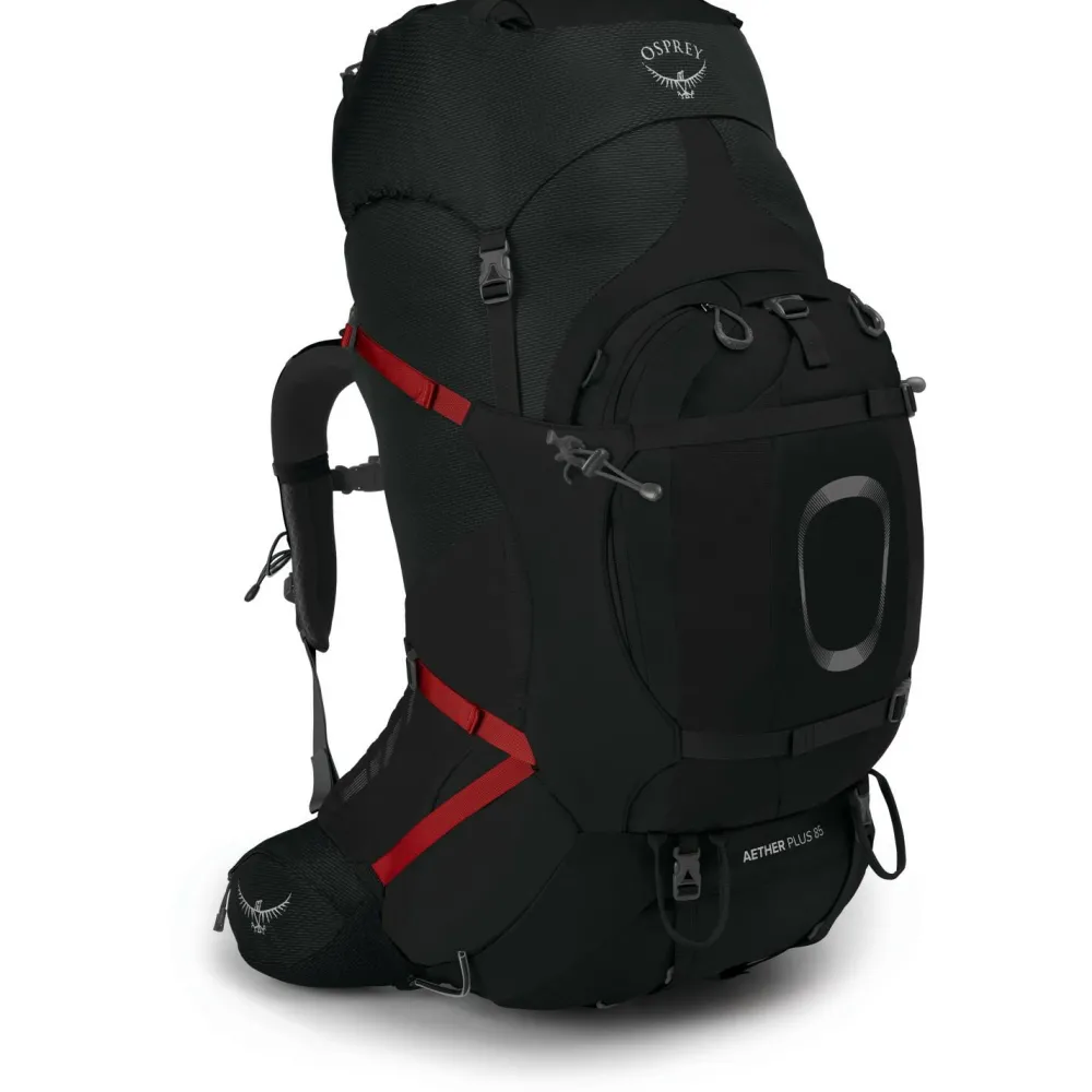 Osprey - Aether Plus 85 - Trekkingrucksack Black Best
