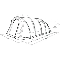 Outwell Zelte-- Carolina 6 - Gruppenzelt Blue